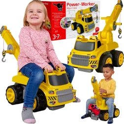 BIG Power Worker lükatav maxi kraana vintsi ja tõstukõiega