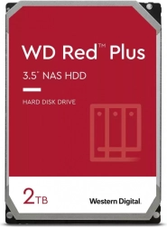 Kõvaketas WD Red Plus 2 TB 3,5" CMR 64 MB, 5400 p/min