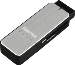 USB 3.0 SD/microSD-kaardilugeja – hõbedane