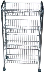 Vannitoa käru BRILLY 3 korviga, kroom, 46 × 28 × 60 cm
