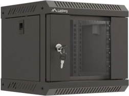 Lanberg Rack WF11 10" 4U 300x300 must riputatav paigalduskapp