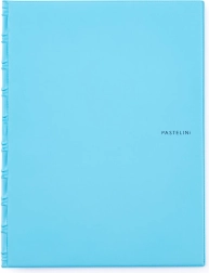 A4 kaustaga mapp küljetaskuga PASTELINI sinine
