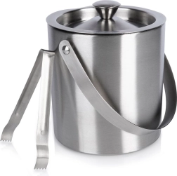 Termo roostevabast terasest jääämber tangide, kaane ja sangaga 1,7 l