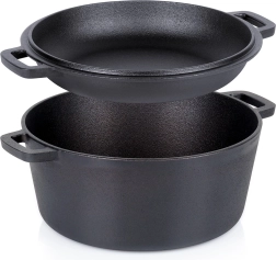 malmpott kaanega 2-ühes CAST LINE 26 cm, 4,5 l / 1,6 l