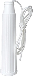 WC flush tank with 1 m plastic pull cord, white