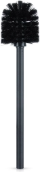 Black replacement toilet brush 35 cm