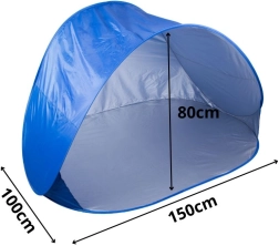 Iseavanev rannatelk UV-kaitsega, suur ja kerge