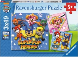 Ravensburgeri pusle PAW Patrol 3×49 tükki