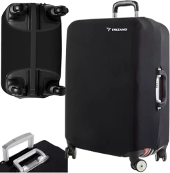 Elastne kaitsekate keskmisele kohvrile L TRIZAND, must