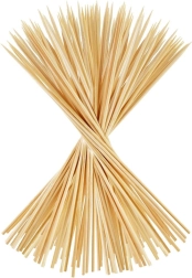 Puidust šašlõkivardad 30 cm, 100 tk