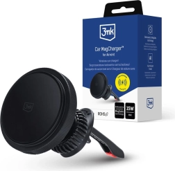 3mk MagCharger juhtmevaba laadimisega autohoidik ventilatsioonirestile