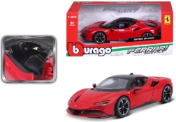 Ferrari SF90 Stradale mudelauto punane 1:24 Bburago