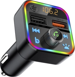 FM-saatja BLOW Bluetooth 5.1 ja QC3.0-ga, RGB-taustvalgustusega