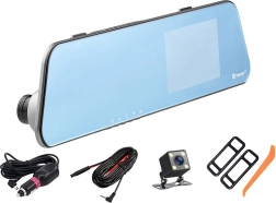 Tahavaatepeeglisse paigaldatav pardakaamera TRACER Mensa 4.0D Full HD tagumise kaameraga
