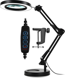 Tabletop LED Magnifying Lamp
