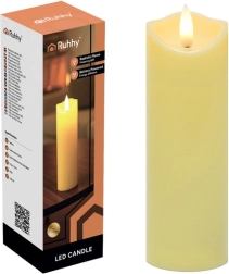 LED-küünal 17 × 5 cm väreleva leegiefektiga RUHHY