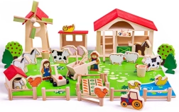 Suur puidust talu Bigjigs Toys