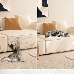 Läbipaistev kriimustuskindel kaitsekile mööblile ja ustele 45 × 15 cm, 5 tk