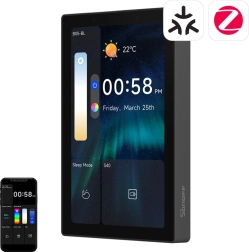 Sonoff nspanel pro 120 nutikas juhtpaneel Matteri, Wi‑Fi, Bluetoothi ja Zigbee toega – must