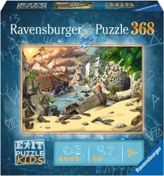 Ravensburger EXIT Puzzle Kids piraadiseiklus 368 tükki