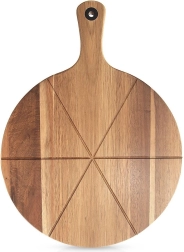 Puidust pitsalaud käepidemega 43,5 × 32 cm