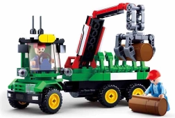 Sluban Farm Traktor palkhaagisega