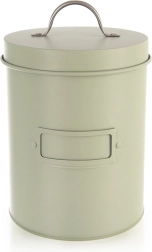 Metal storage canister GREENISH 2.2 l, green