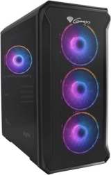 Genesis Irid 503 ARGB V2 micro tower korpus karastatud klaasist külgpaneeli ja USB 3.0-ga