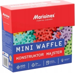 Konstruktorkomplekt MARIOINEX MINI WAFFLE KONSTRUKTOR MAJSTER – 200 detaili