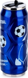 Termokruus purgi kujul jalgpallimotiiviga, sinine 500 ml