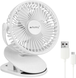 White Wireless Ruhhy Fan