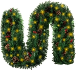 270 cm jõulugirland LED-tuledega RUHHY