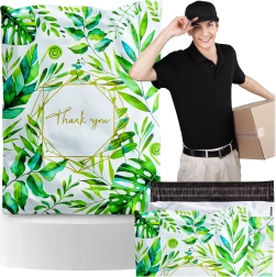 Courier Poly Mailers 310 × 420 mm Thank You, 50 pcs