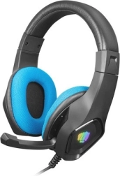 Mängurikõrvaklapid FURY Phantom RGB-taustvalgustusega – must‑sinine