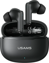 Juhtmevabad TWS-kõrvaklapid USAMS E05 Bluetooth 6.0, mustad