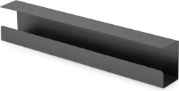 Terasest kaablirenn laua alla, 60 cm, must