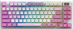 Mänguklaviatuur MSI Forge GK600 TKL Wireless Violet US