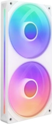 Dual fan NZXT F240 RGB Core PWM white