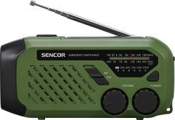 Kaasaskantav hädaabi AM/FM raadio LED-taskulambi ja päikeseenergialaadimisega
