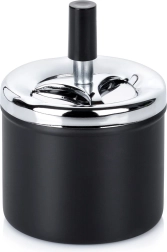 Metallist suletav pöördkattega tuhatoos, must 9,5 × 13 cm