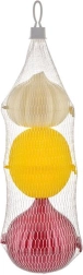 Mini plastkarpide komplekt küüslaugu, sibula ja sidruni jaoks (3 tk)