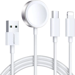 Jonroomi magnetiline laadimiskaabel Apple Watchile, Lightningule ja USB‑C-le, 1,2 m