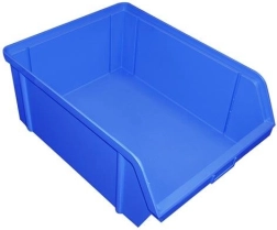 Kaldservaga sorteerimiskast, kaldservaga 150 × 100 × 70 mm, plast, sinine