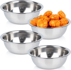 Roostevabast terasest kausikomplekt 250 ml, 4 tk