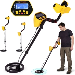 Metal detector with LCD display, 3 modes and Pinpoint function