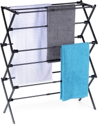 Metallist must teleskoopiline põrandal seisev pesukuivati 47–78 × 94 cm