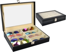 SOULIMA prillide korraldaja klaasist kaanega, 8 sektsiooni