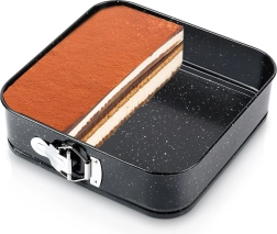 Laiendatav ruudukujuline graniitvorm küpsetamiseks 24 × 24 × 6,8 cm