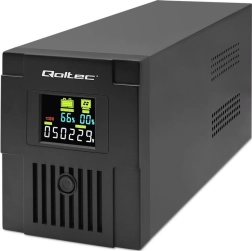 Varutoiteallikas UPS Qoltec Monolith 1500 VA, 900 W LCD ja USB-ga
