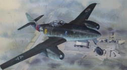 Messerschmitt ME 262 A-1a / Avia S-92 HI TECH plastikust lennukimudel 1:72